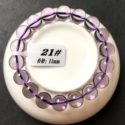 時根坊天然玻利維亞仙境紫水晶手珠11mm
