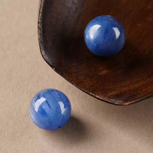 時根坊天然收藏級原礦藍晶石藍水晶貓眼石單珠