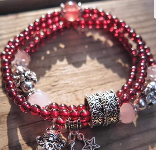 時根坊收藏級天然8A石榴石 手串(14-20cm)