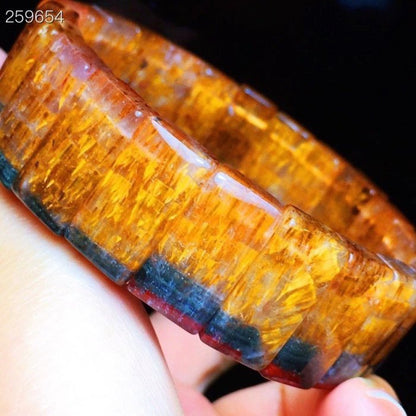 時根坊巴西黃金極光23紫鈦晶黃水晶手排